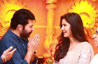 Katrina Kaif celebrates Navratri with Mammootty